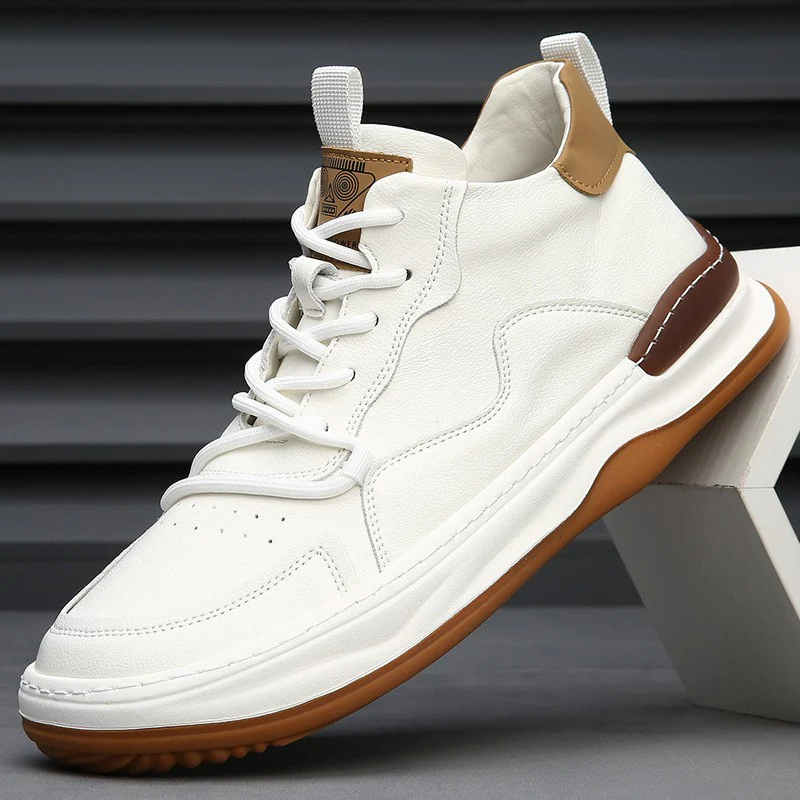 ALBERTI LEATHER TRAINERS - Image 2