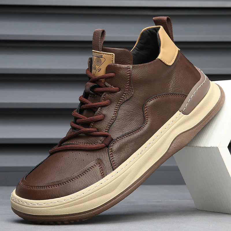 ALBERTI LEATHER TRAINERS - Image 4