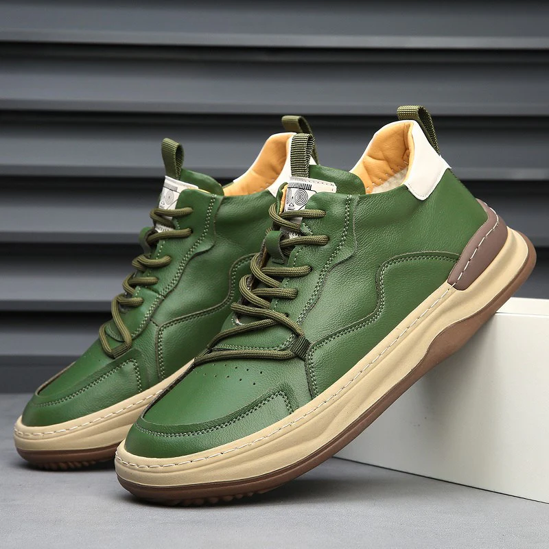 ALBERTI LEATHER TRAINERS - Image 7
