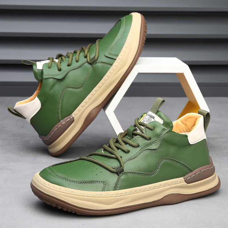 ALBERTI LEATHER TRAINERS - Image 8