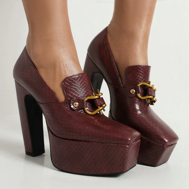 ALESSIA PLATFORM HEELS - Image 3