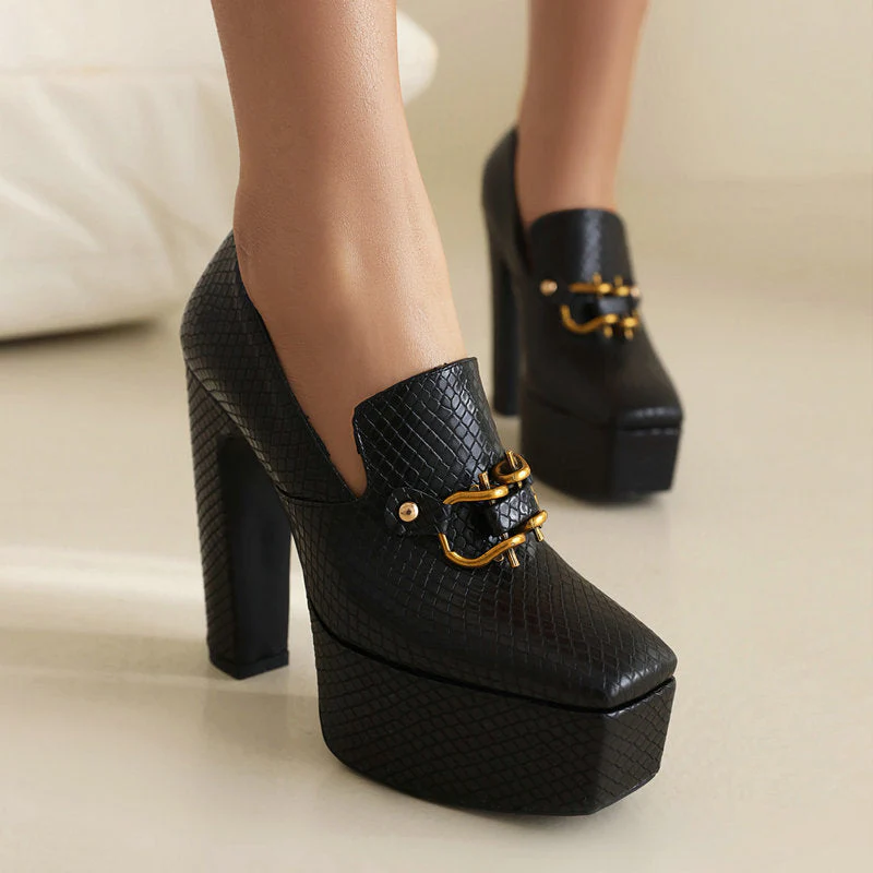 ALESSIA PLATFORM HEELS - Image 4