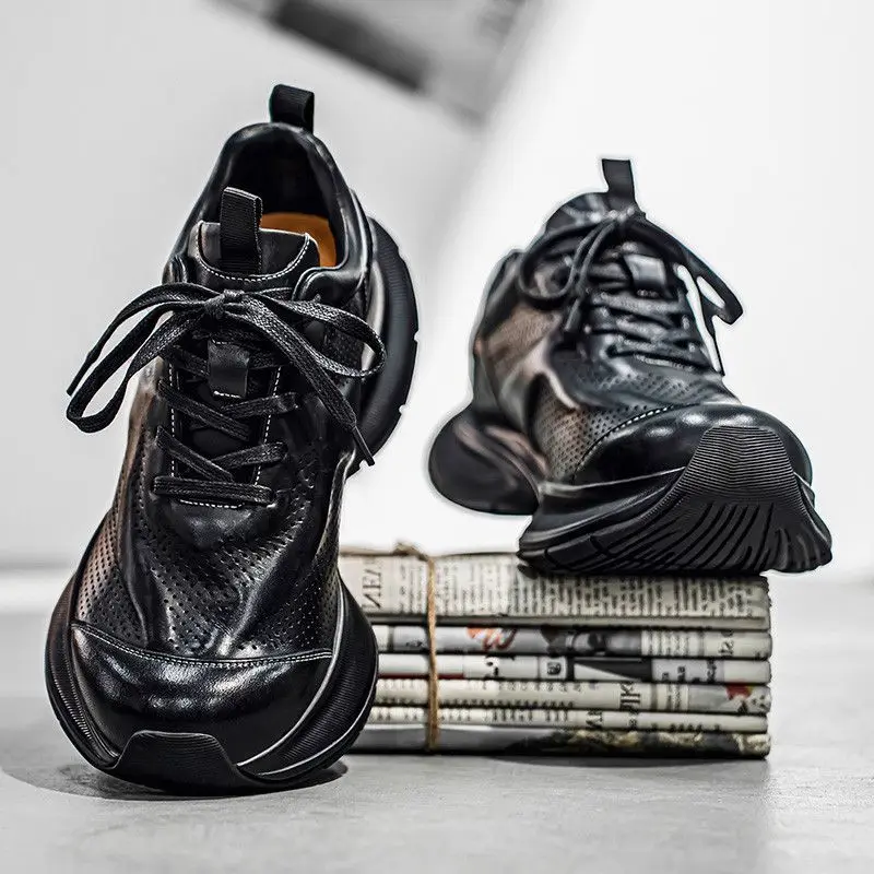 ALVERTON LEATHER TRAINERS - Image 2