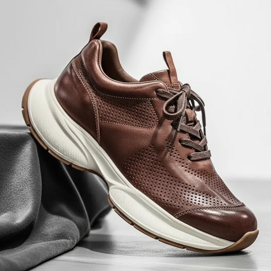 ALVERTON LEATHER TRAINERS - Image 4