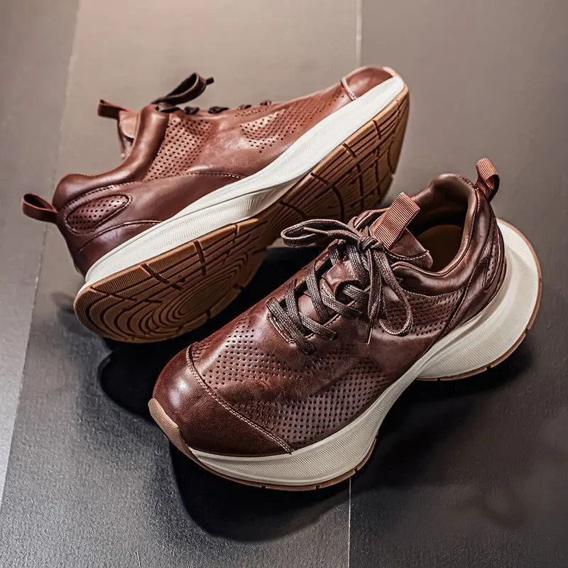 ALVERTON LEATHER TRAINERS - Image 6