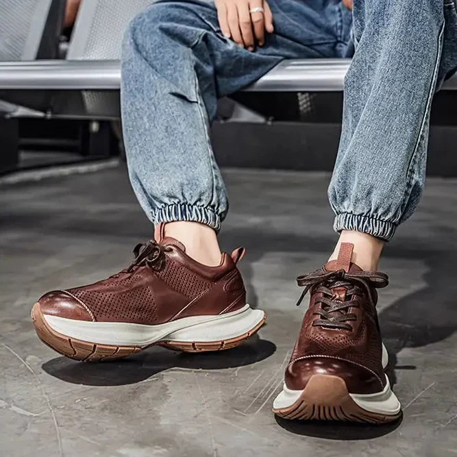 ALVERTON LEATHER TRAINERS - Image 9