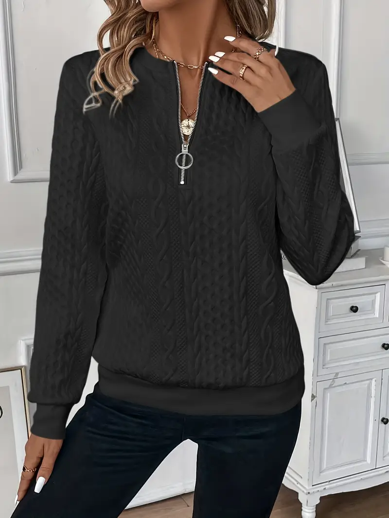 Amy | Sweater with Zipper - Image 11