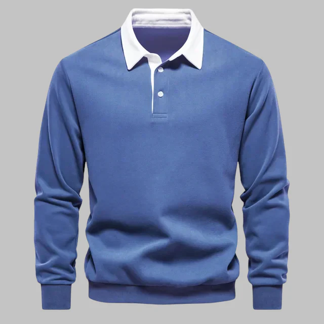 Andrew Collins Polo Collar Sweater - Image 11