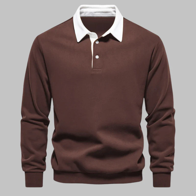 Andrew Collins Polo Collar Sweater - Image 12