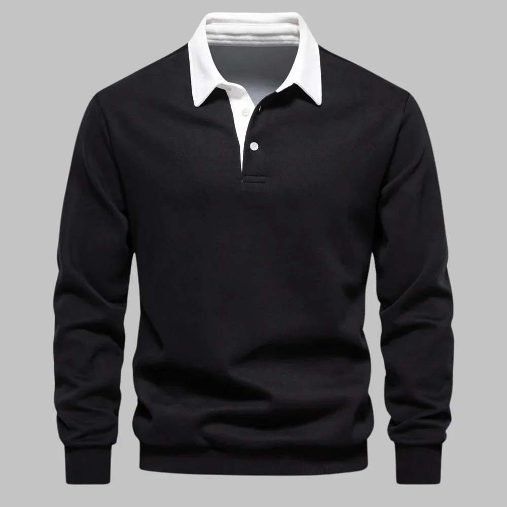Andrew Collins Polo Collar Sweater - Image 8