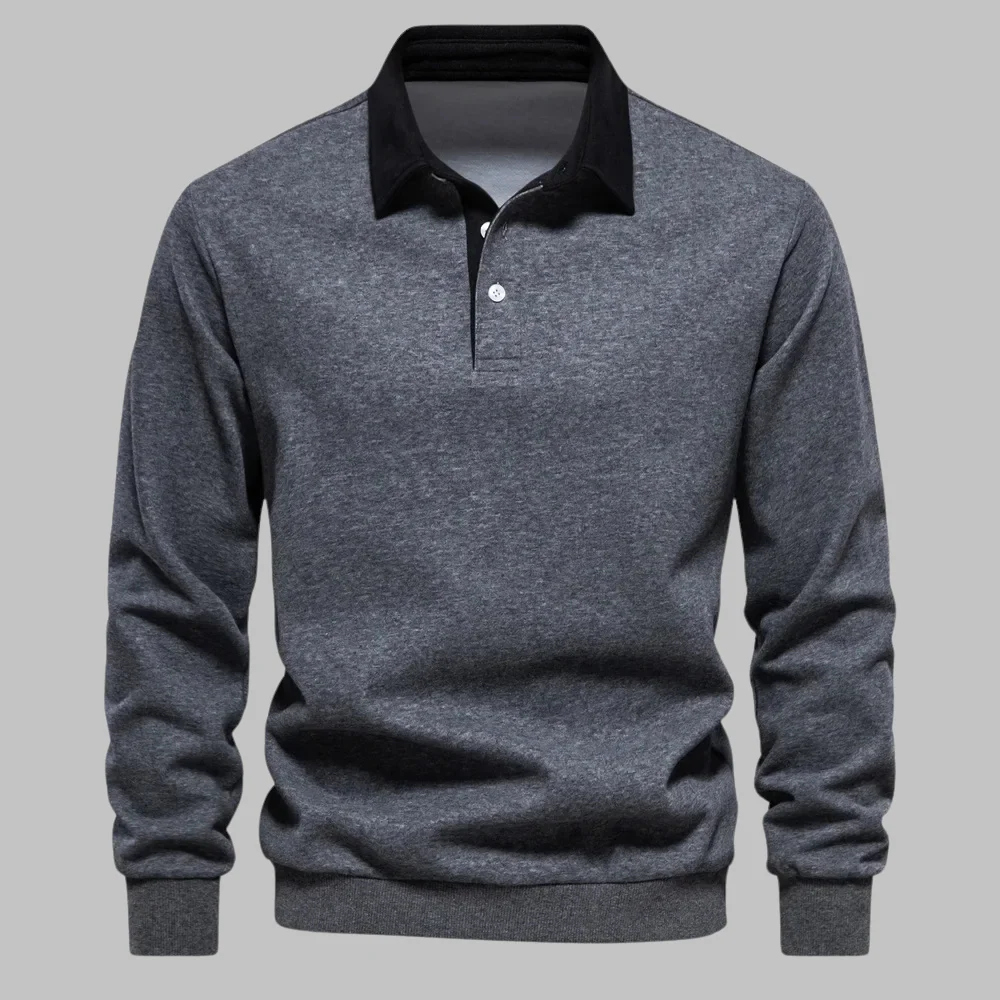 Andrew Collins Polo Collar Sweater - Image 9
