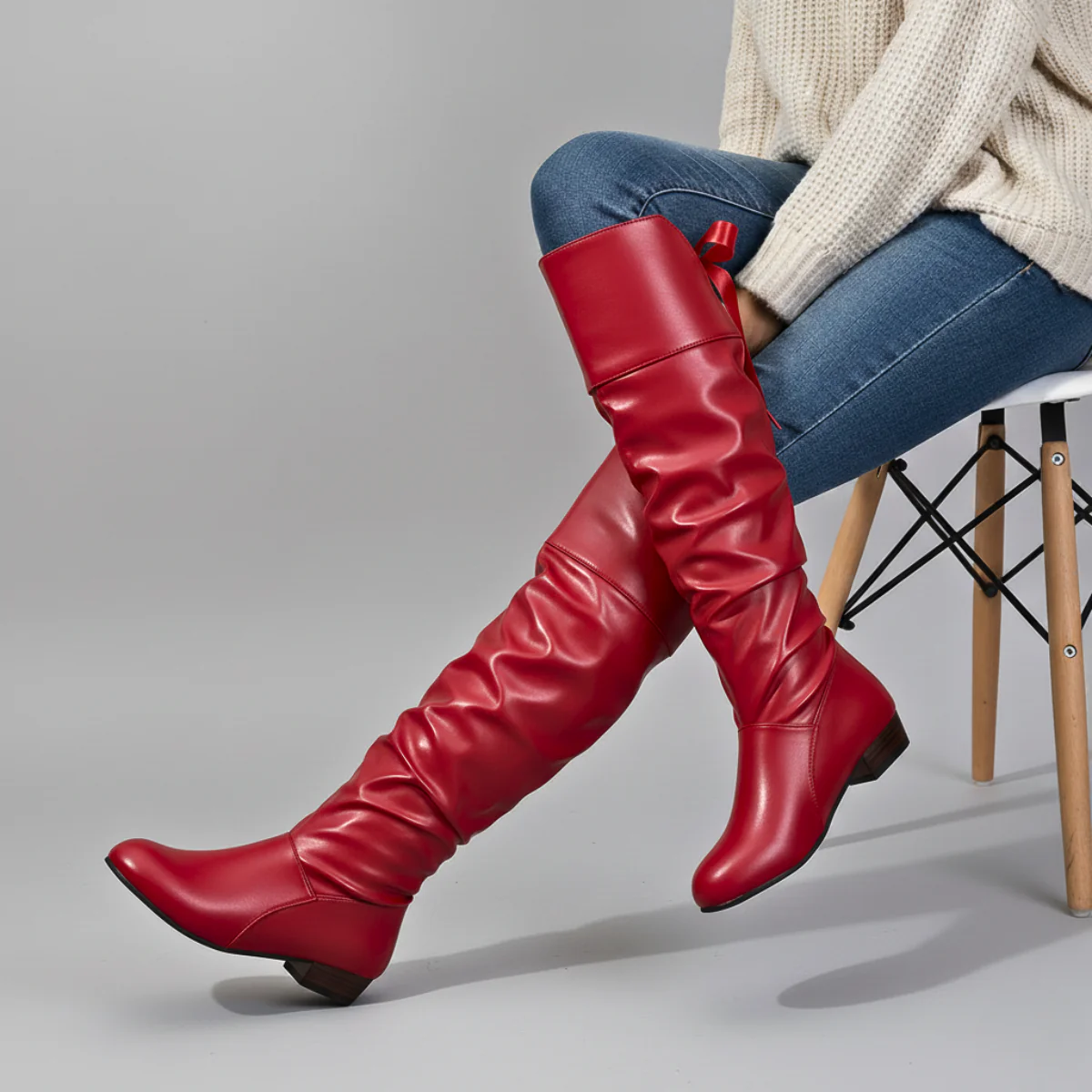 ANOURA LEATHER BOOTS - Image 3