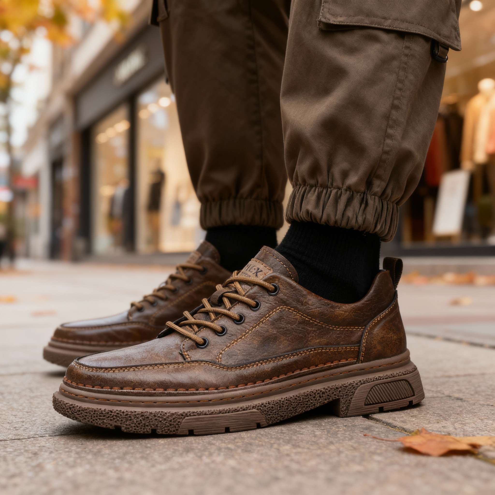 Brendan Leather Sneakers - Image 12