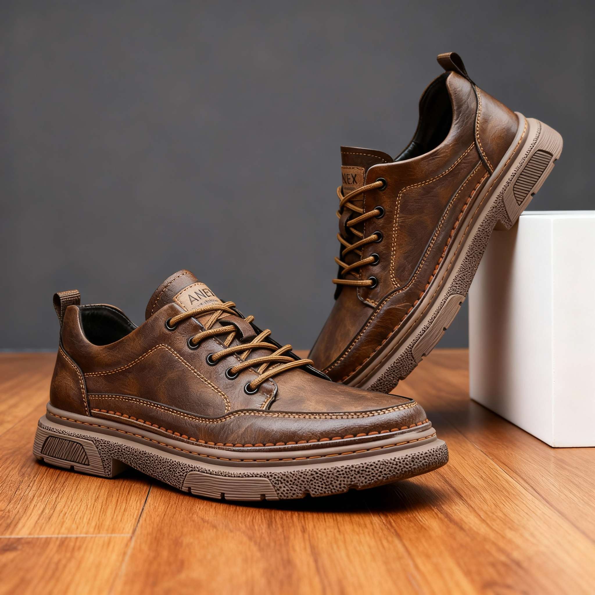Brendan Leather Sneakers - Image 2