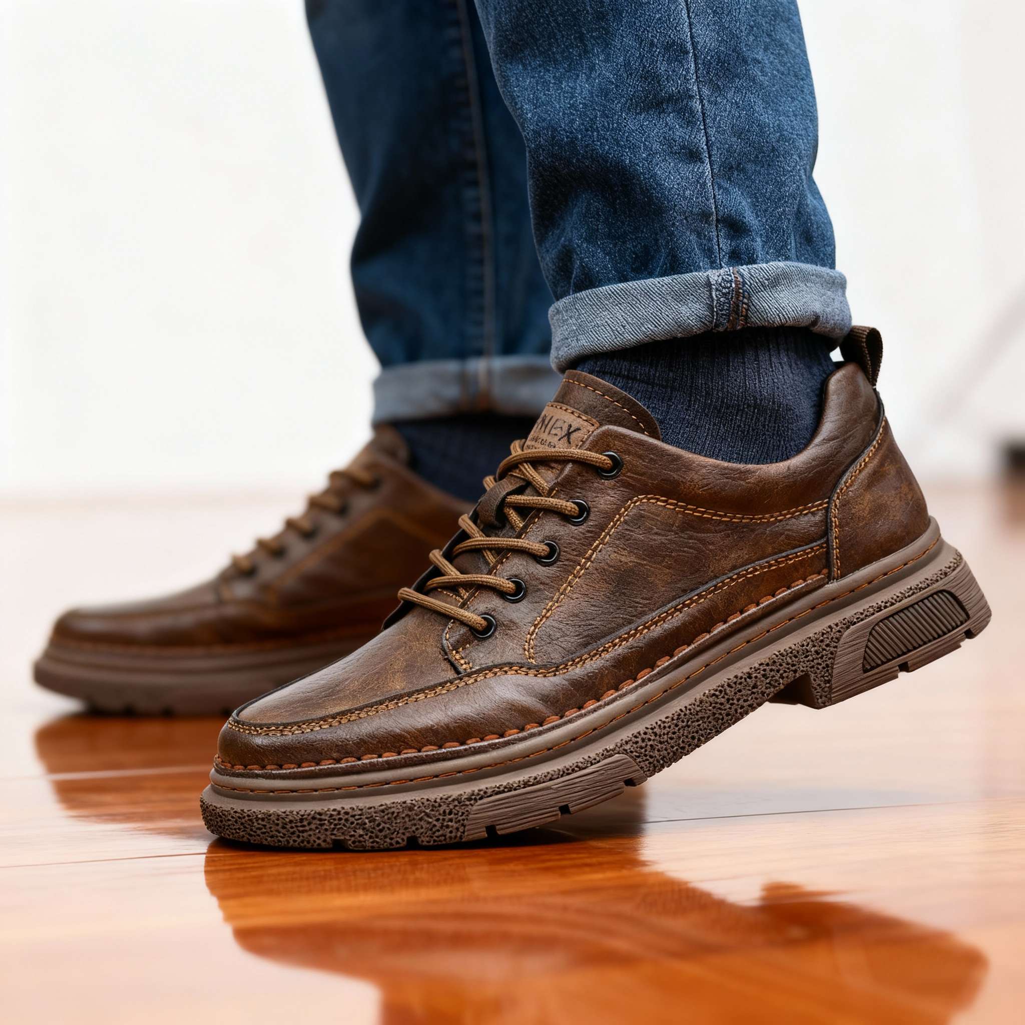Brendan Leather Sneakers - Image 8