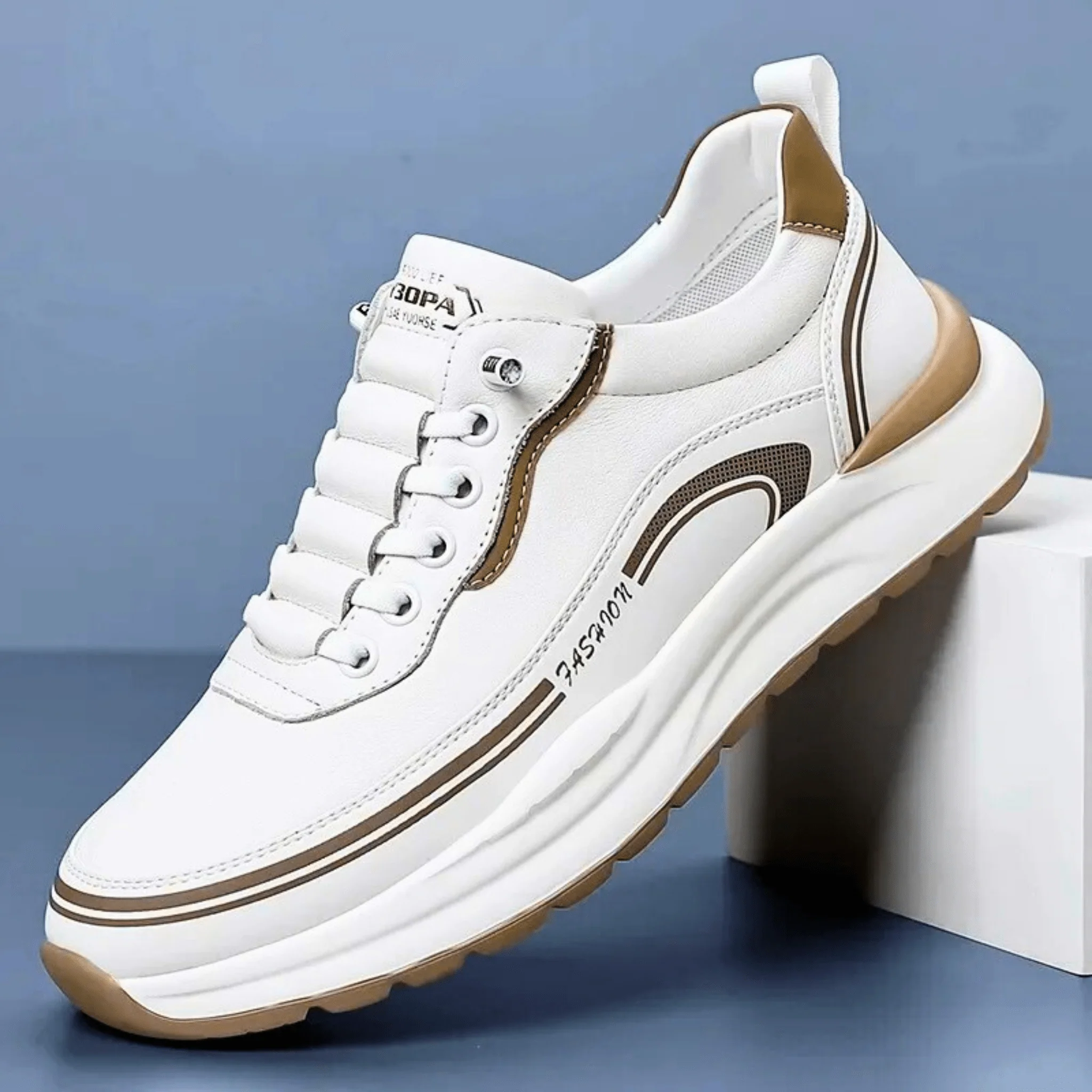 BRIXTON LEATHER TRAINERS