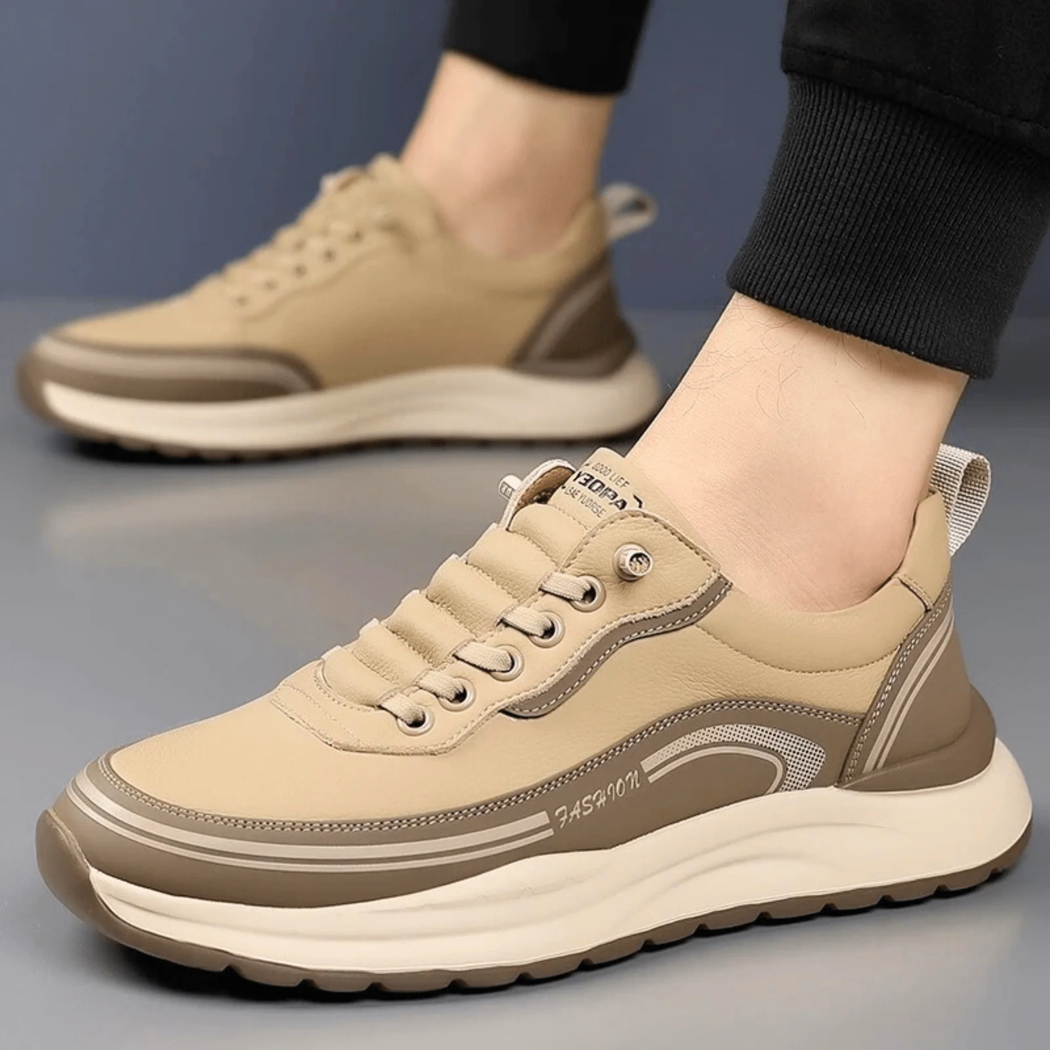 BRIXTON LEATHER TRAINERS - Image 13