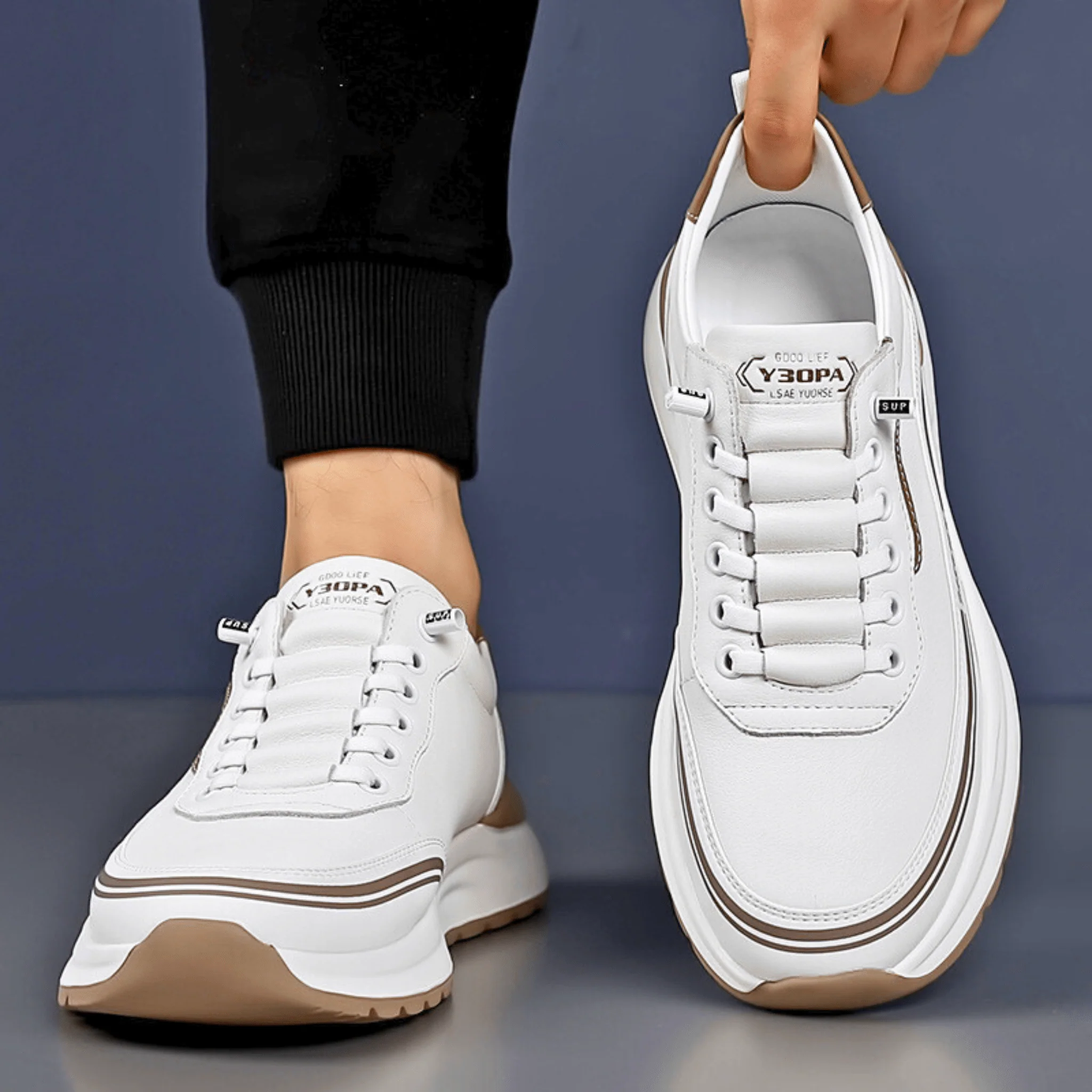 BRIXTON LEATHER TRAINERS - Image 8