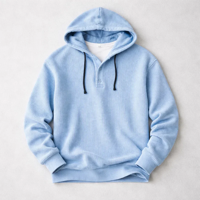 BROMLEY WAFFLE HOODIE - Image 5