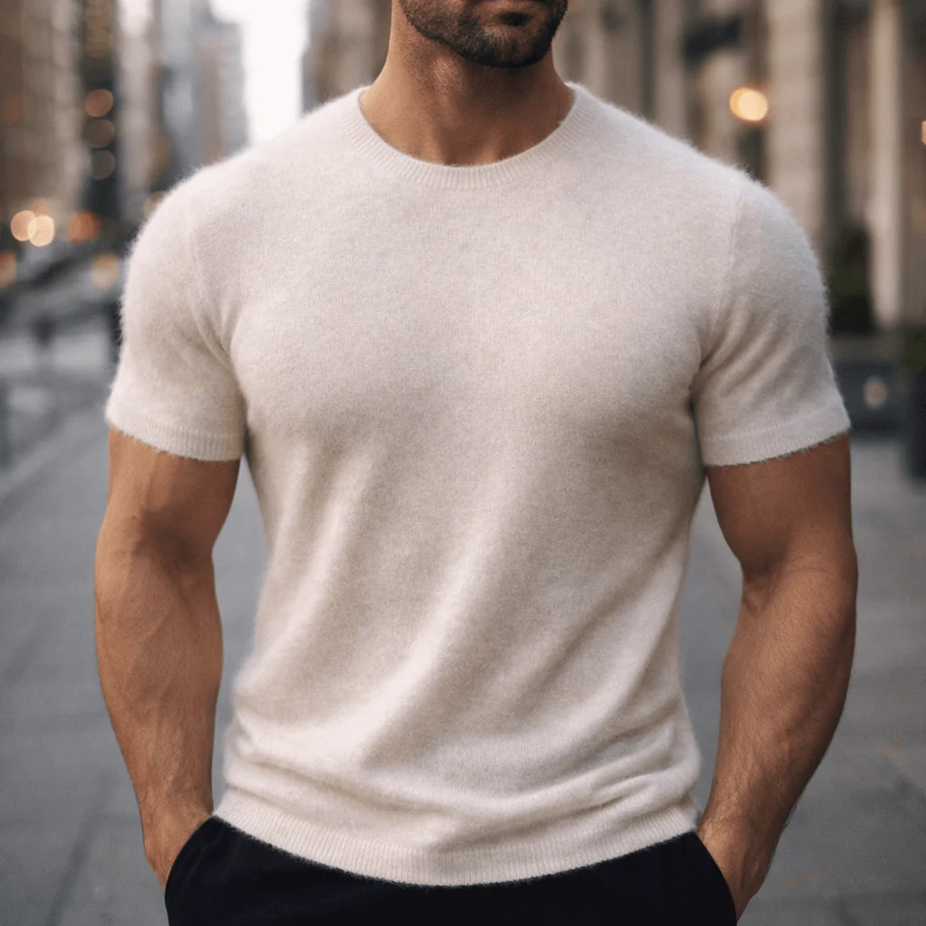 CASSIAN CASHMERE TEE - Image 4