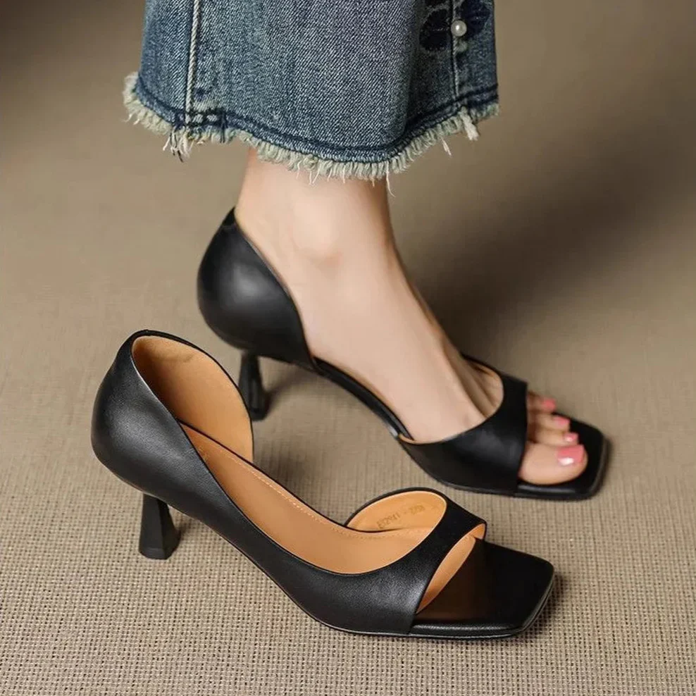 CILLIAN LEATHER HEELS - Image 3