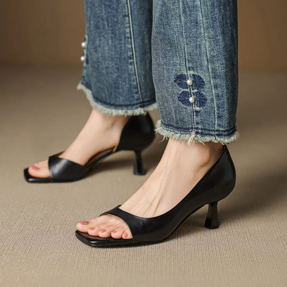 CILLIAN LEATHER HEELS - Image 5