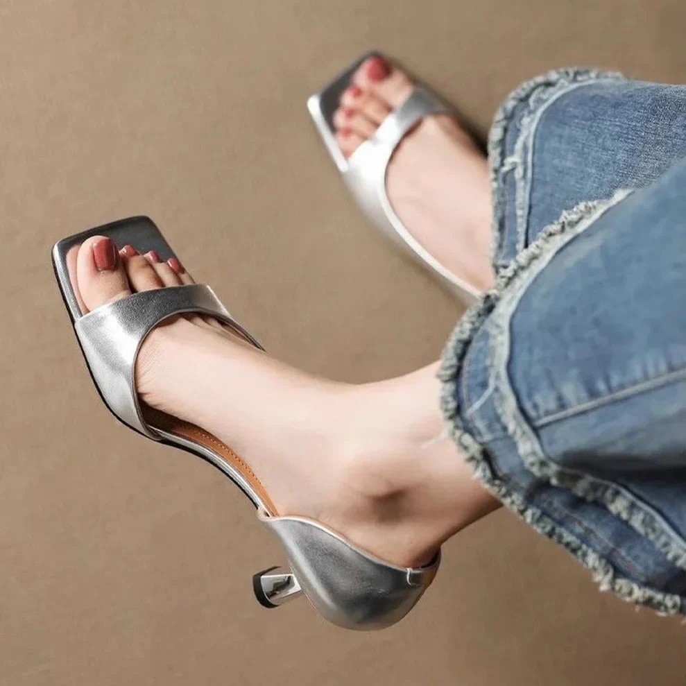 CILLIAN LEATHER HEELS - Image 7