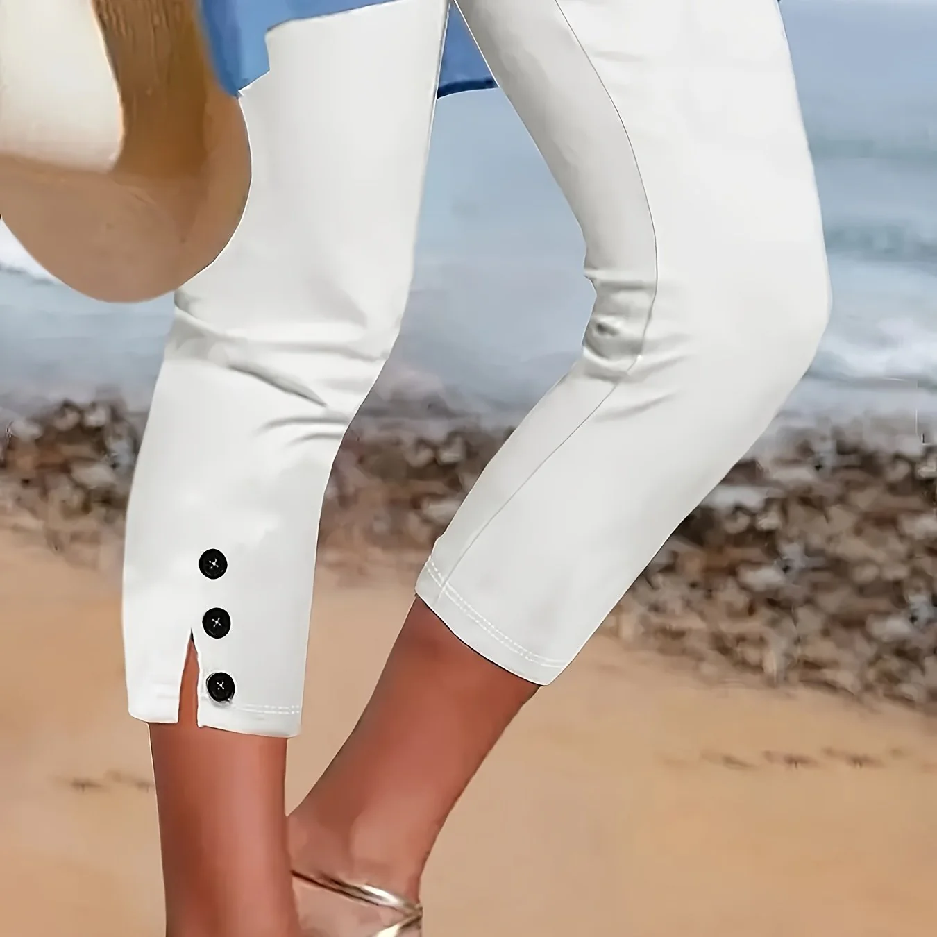 Clara Polished Stretch Capri - Image 11