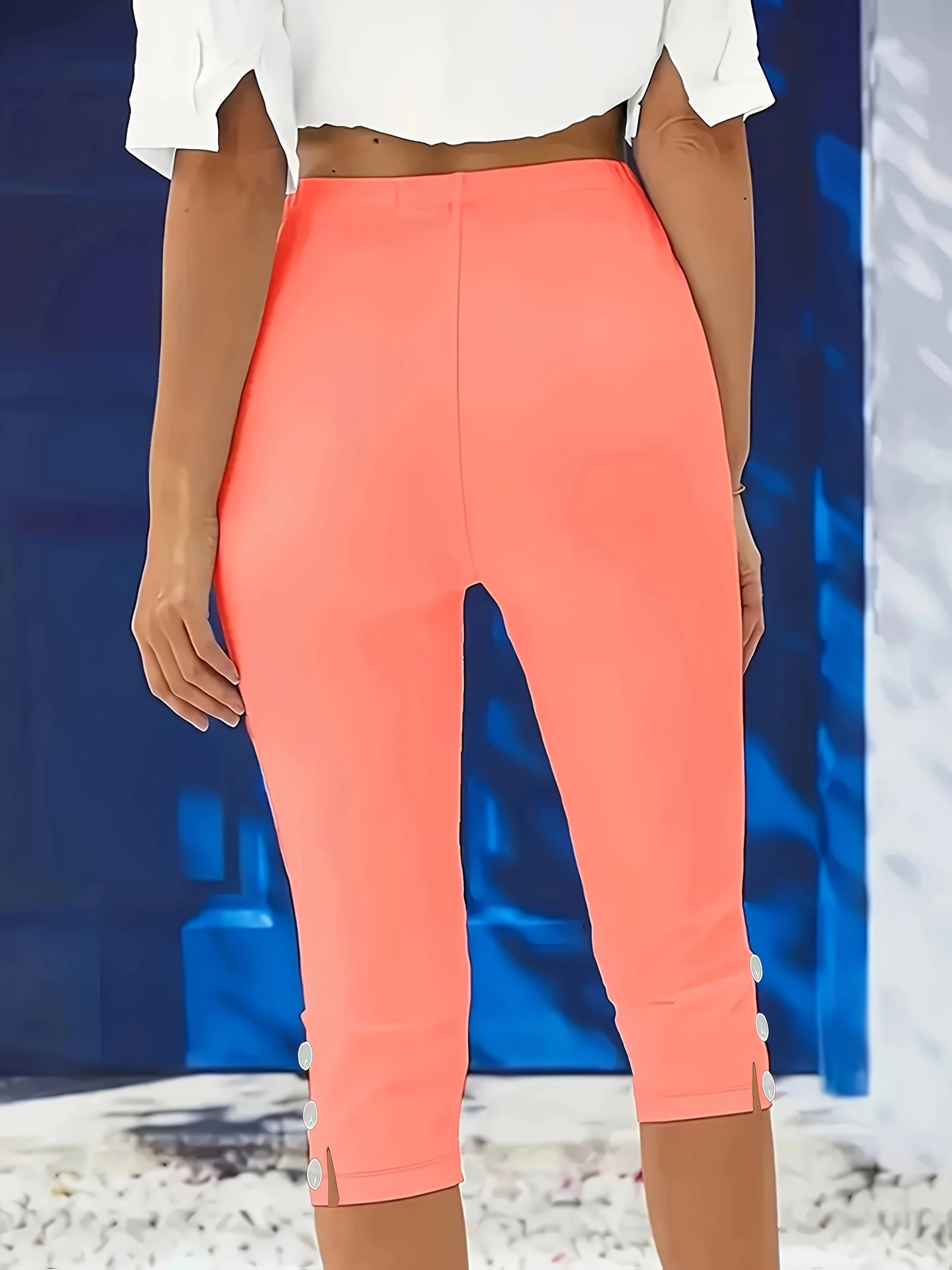 Clara Polished Stretch Capri - Image 7