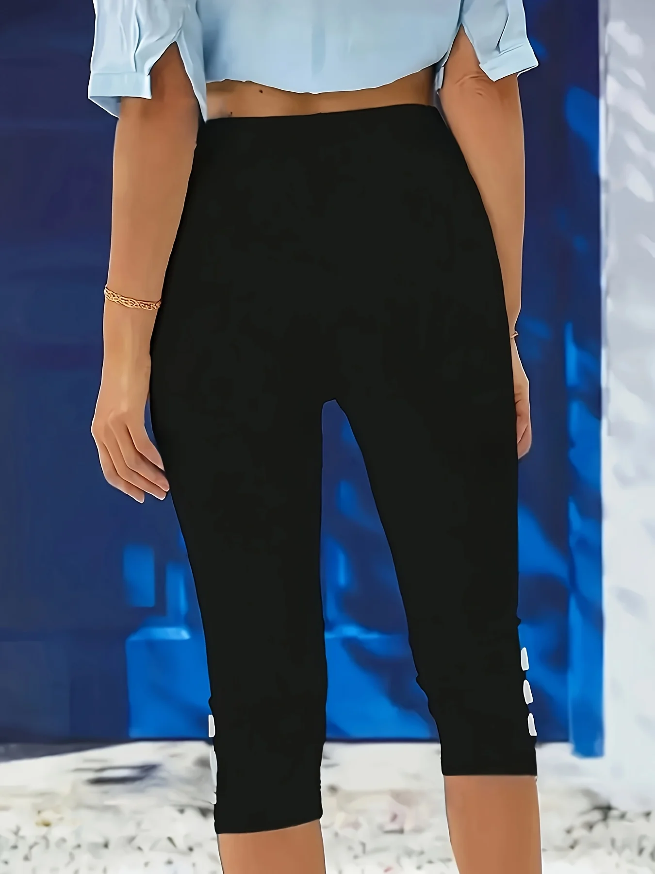Clara Polished Stretch Capri - Image 9