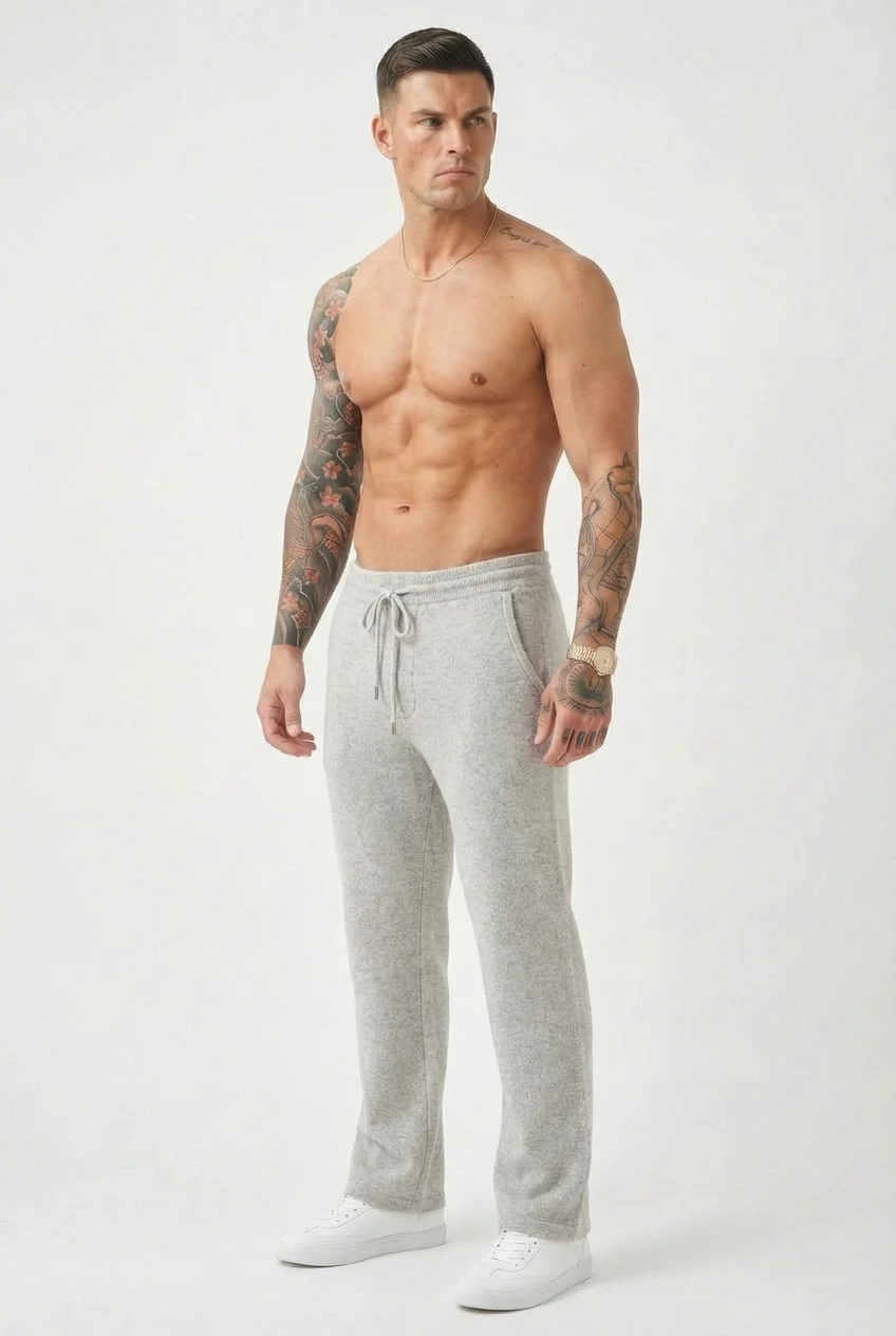 Cloud Merino Pants - Light Grey - Image 2
