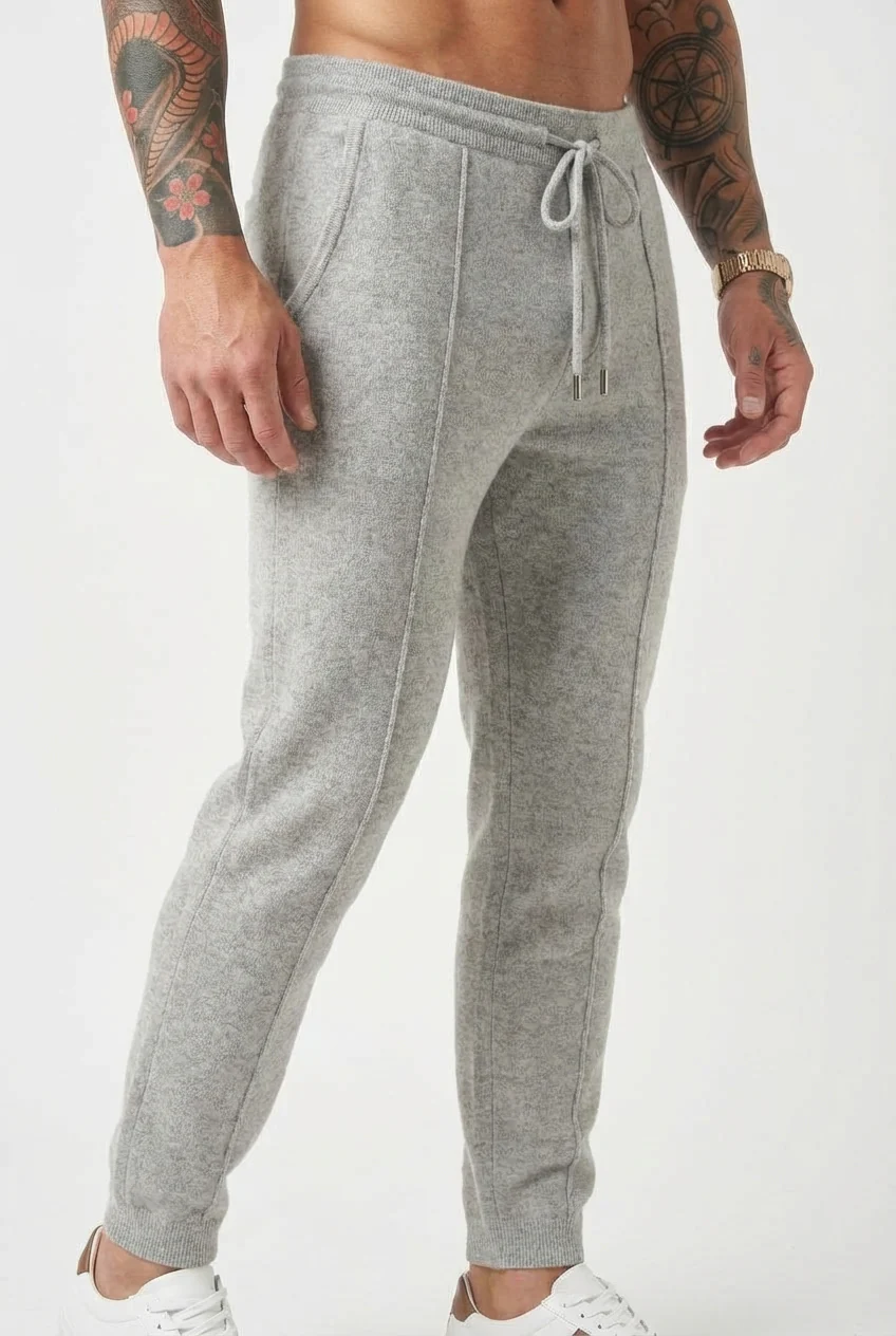 Cloud Merino Pants - Light Grey - Image 3