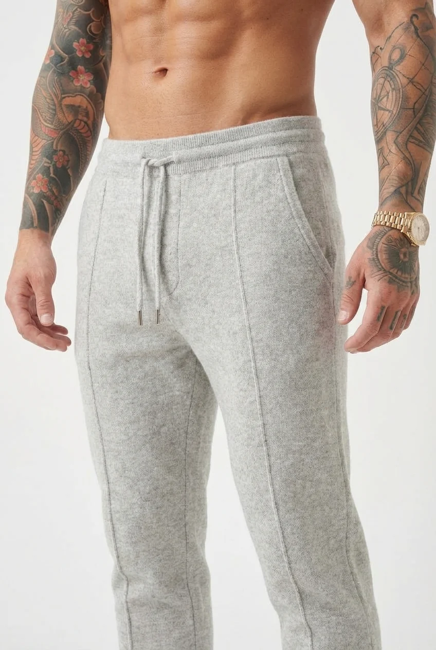 Cloud Merino Pants - Light Grey - Image 6
