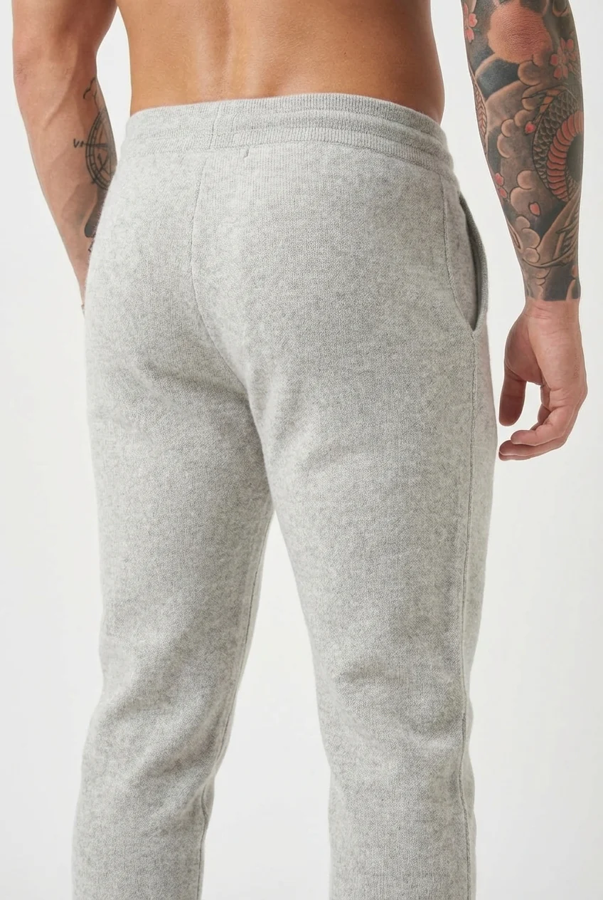 Cloud Merino Pants - Light Grey - Image 7