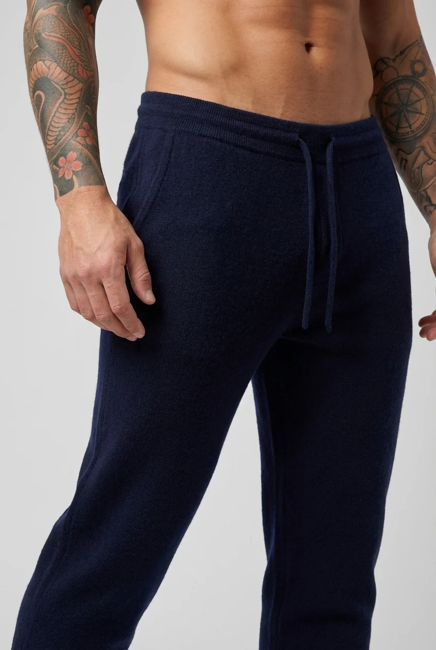 Cloud Merino Pants - Navy - Image 3