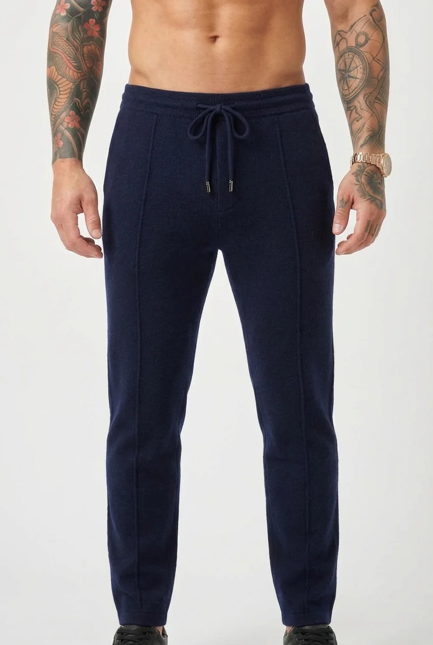 Cloud Merino Pants - Navy - Image 4