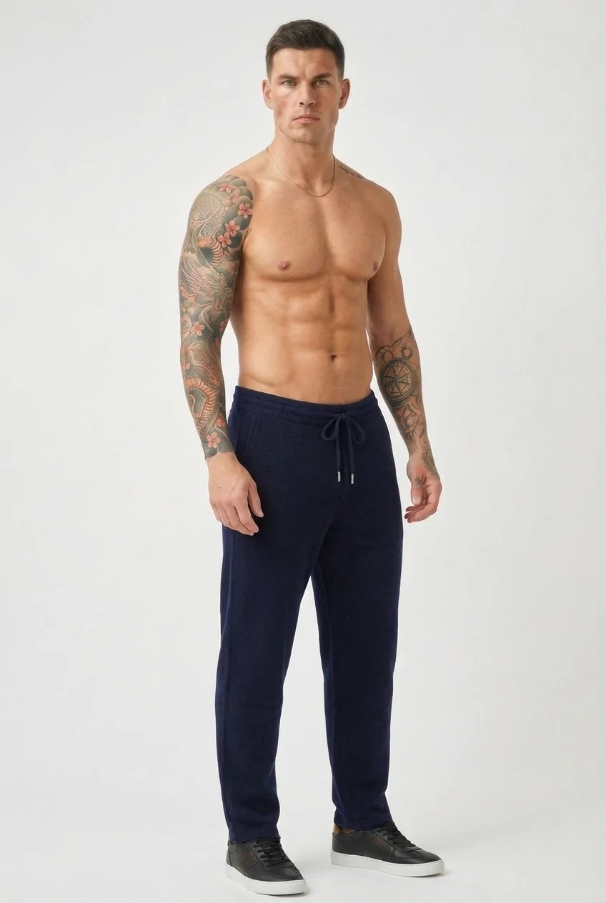 Cloud Merino Pants - Navy - Image 5