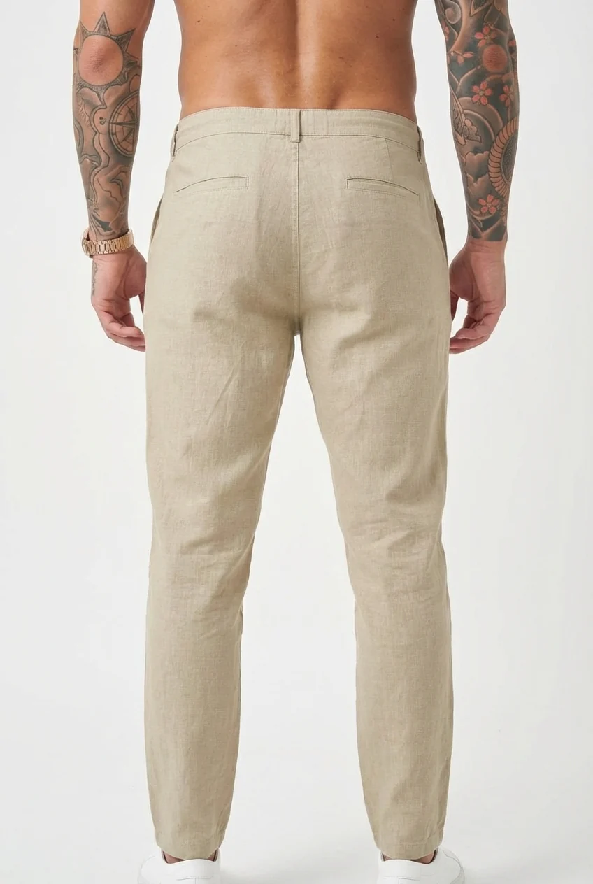Coastal Ease Linen Pants - Image 3