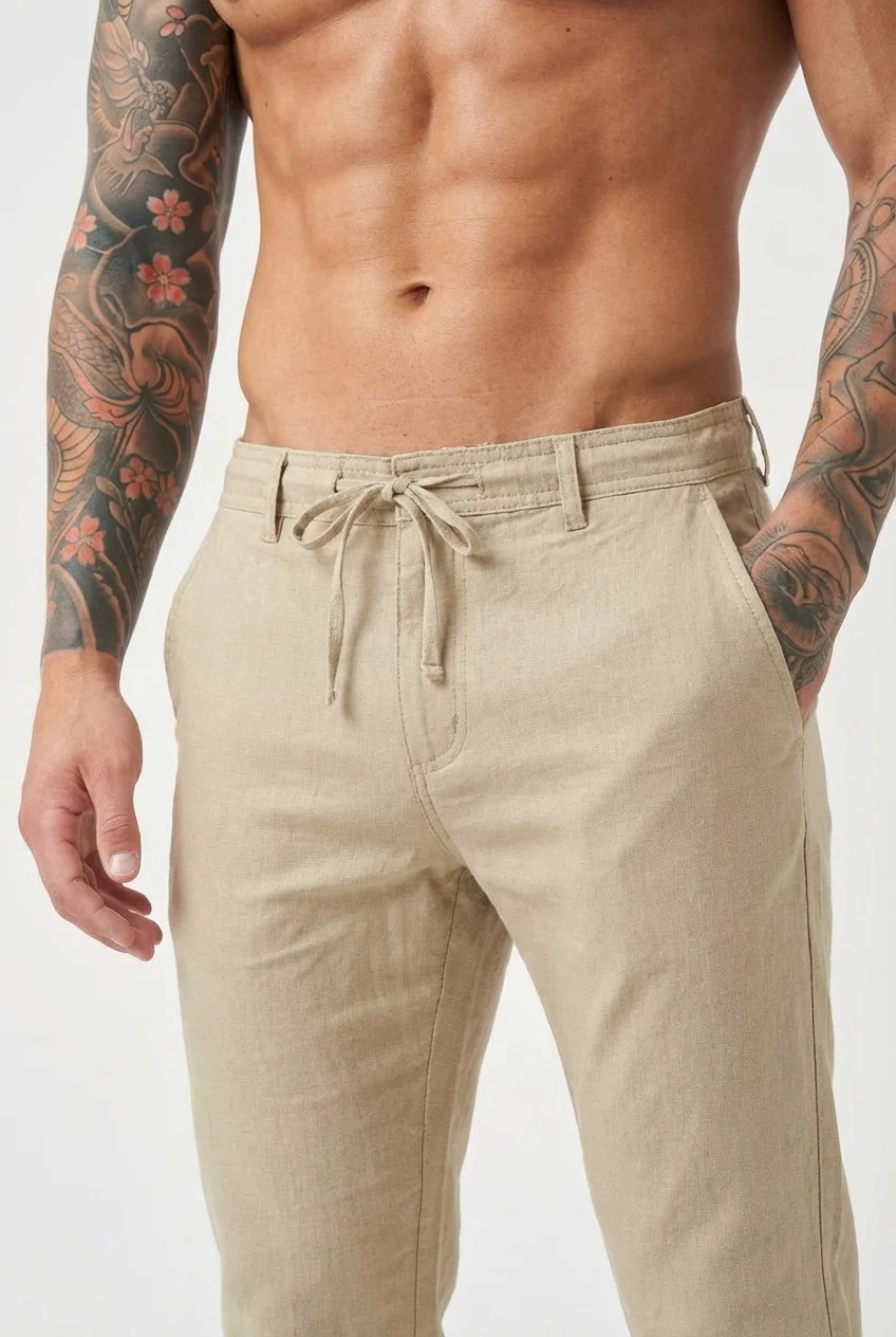 Coastal Ease Linen Pants - Image 4