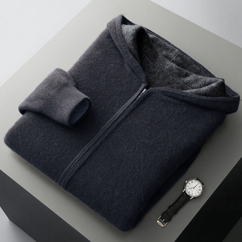 CYRUS REVERSIBLE CASHMERE HOODIE - Image 10