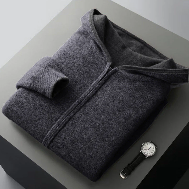 CYRUS REVERSIBLE CASHMERE HOODIE - Image 5