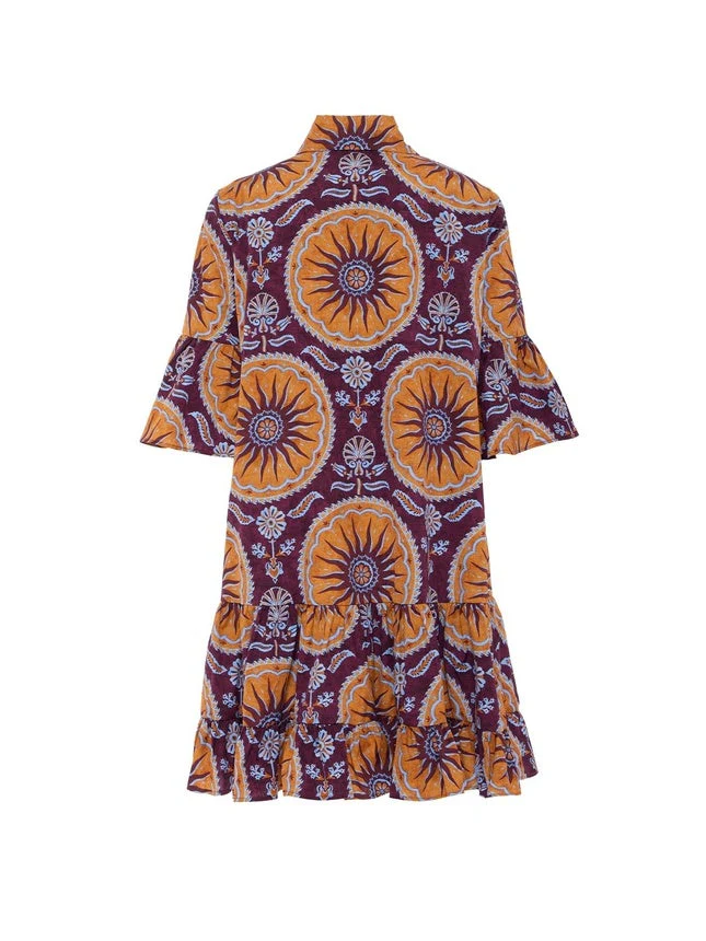 Dropped Waist Tiered Mini Dress - Image 6