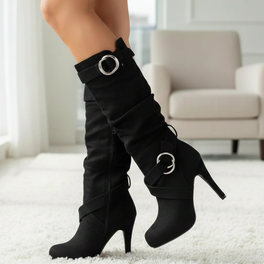ELARA BUCKLE BOOTS - Image 3