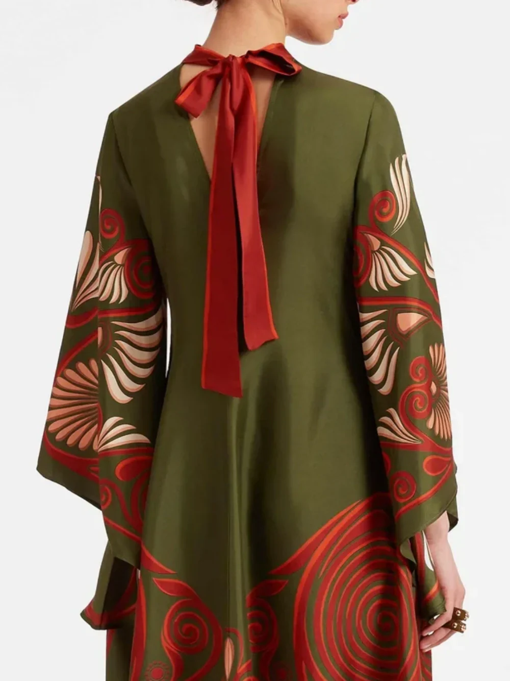 Elegance Dazzling Print Maxi Dress - Image 7