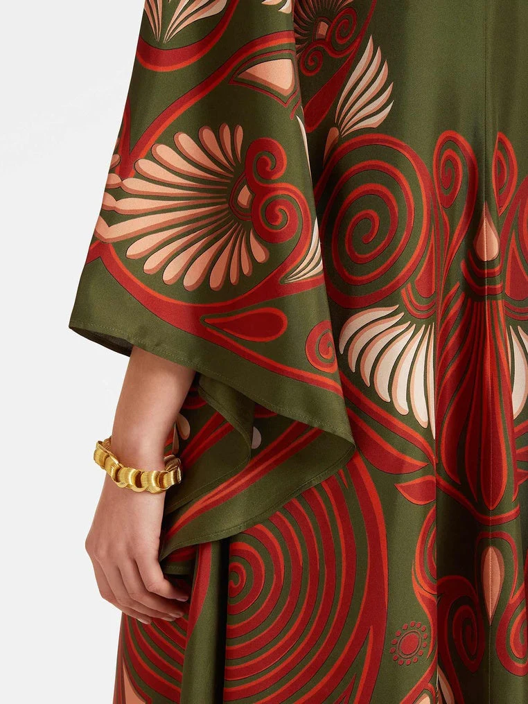 Elegance Dazzling Print Maxi Dress - Image 8
