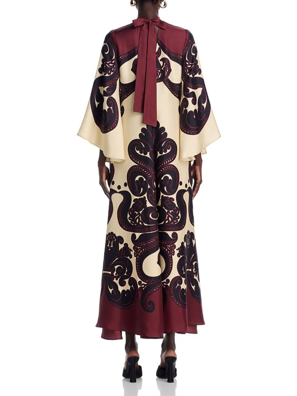 Elegance Ease Stunning Grenadilla Print Maxi Dress - Image 2