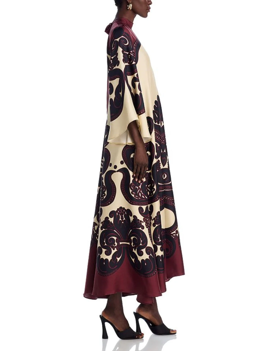 Elegance Ease Stunning Grenadilla Print Maxi Dress - Image 3