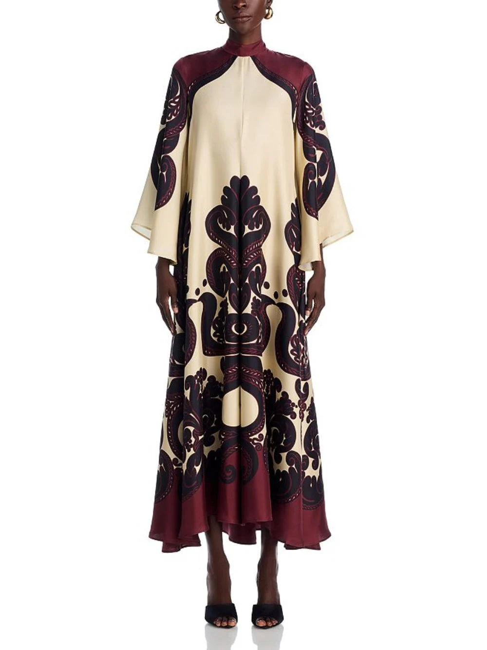 Elegance Ease Stunning Grenadilla Print Maxi Dress - Image 4
