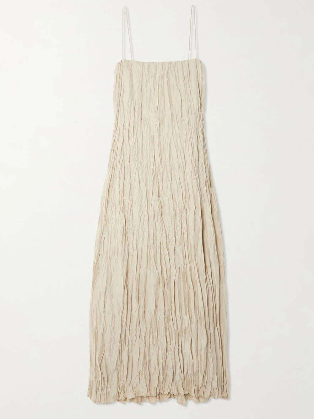 Elegant And Beautiful Pleated Suspender Maxi Dress - Image 3