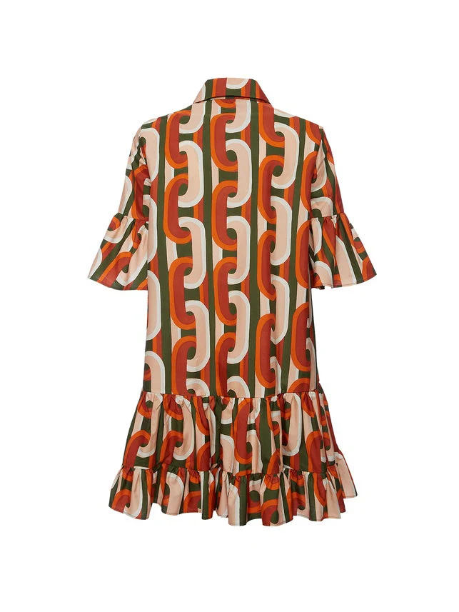 Elegant Sassy Dropped waist Mini Dress - Image 3